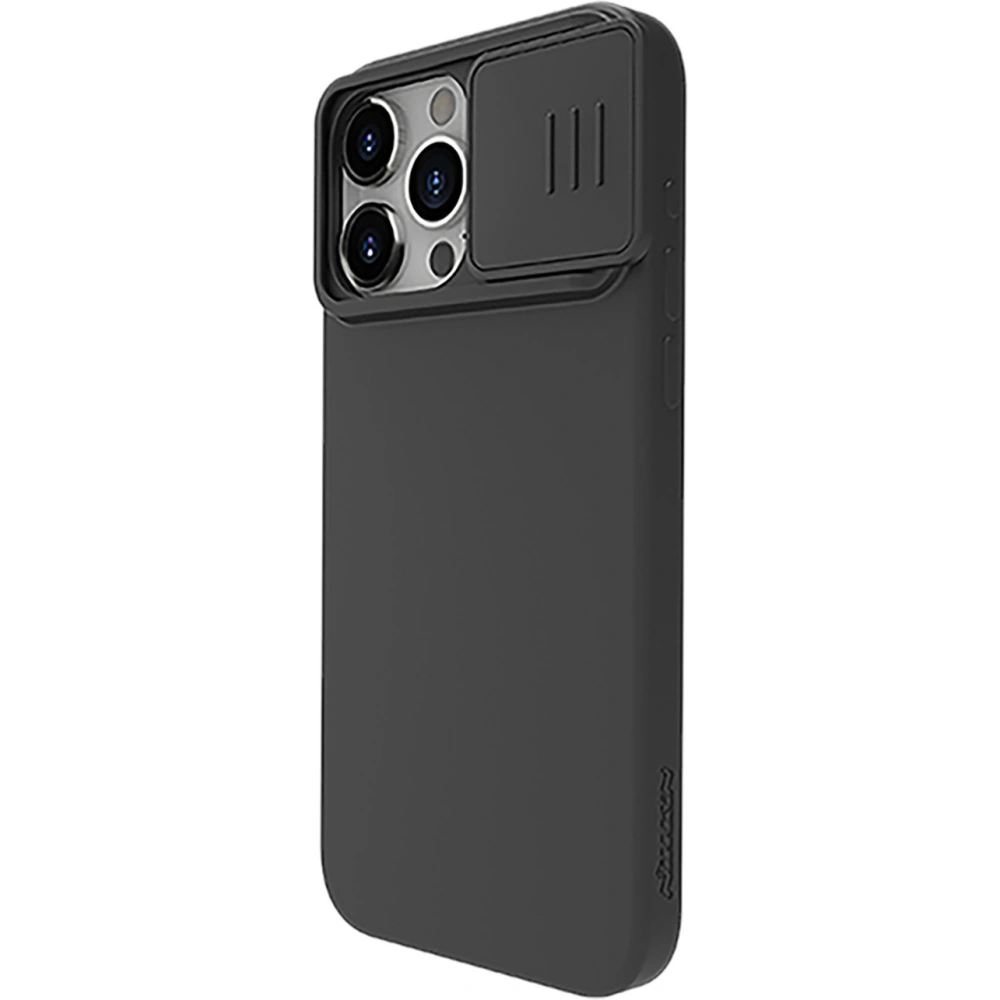 Hurtownia GSM - Etui Nillkin CamShield Silky Silicone Case Apple iPhone 15 Pro Max fekete - NLK1278 - {ean13} - Hurt