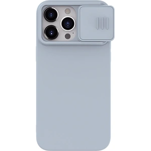 Hurtownia GSM - Etui Nillkin CamShield Silky Silicone Case Apple iPhone 15 Pro Max gri - NLK1279 - {ean13} - Hurt