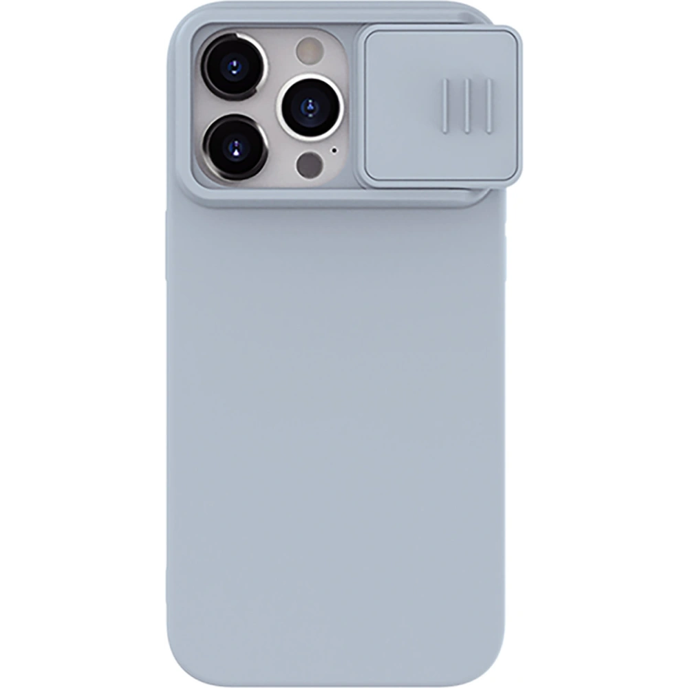 Hurtownia GSM - Case Nillkin CamShield Silky Silicone Case Apple iPhone 15 Pro Max grau - NLK1279 - {ean13} - Hurt