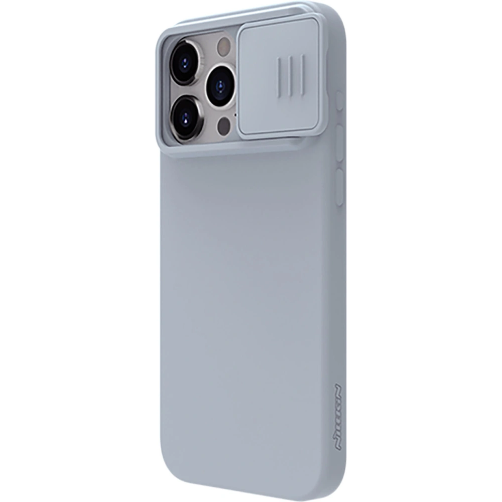 Hurtownia GSM - Case Nillkin CamShield Silky Silicone Case Apple iPhone 15 Pro Max grau - NLK1279 - {ean13} - Hurt