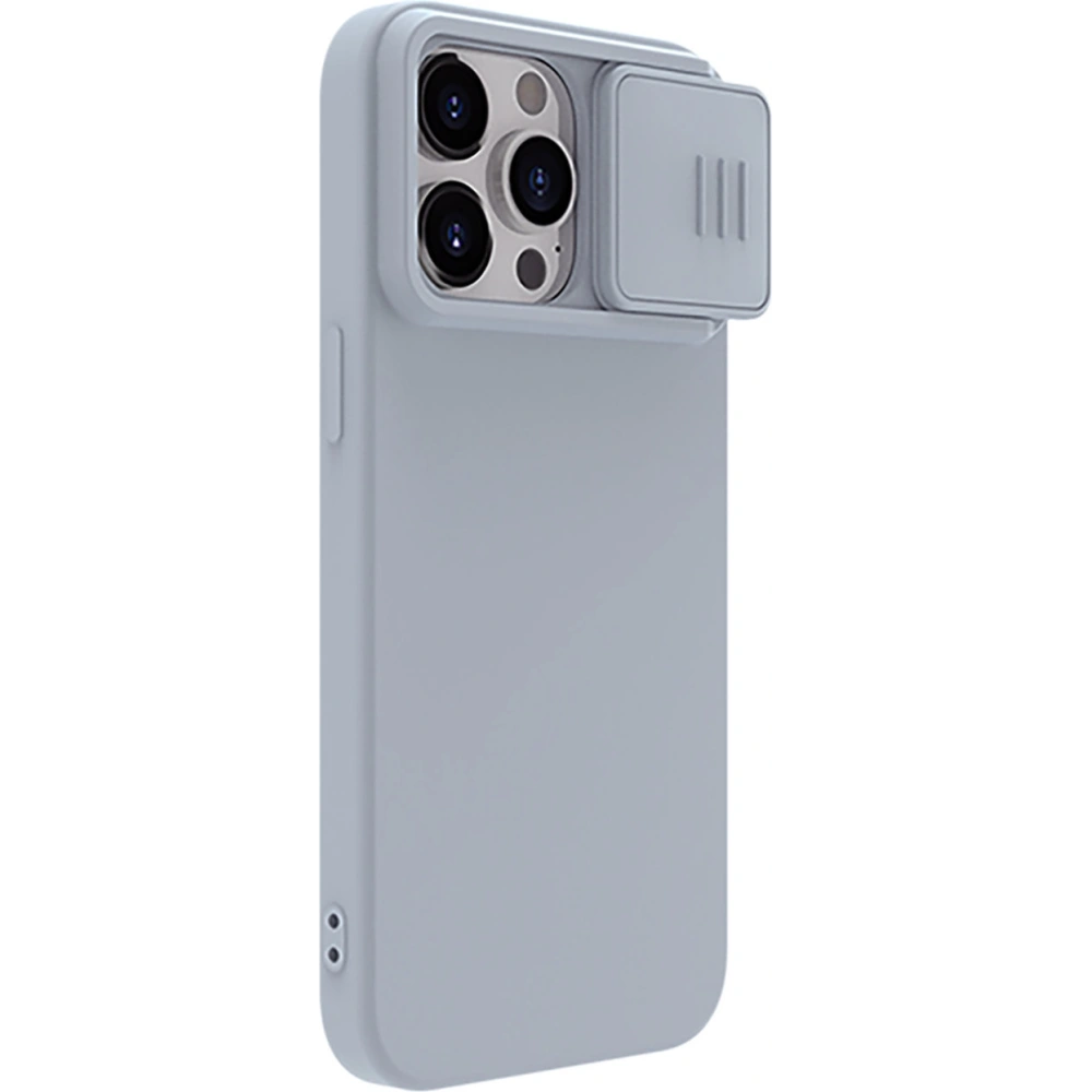 Wholesale Nillkin CamShield Silky Silicone Case Apple iPhone 15 Pro Max gray - NLK1279 - {ean13} - Hurt