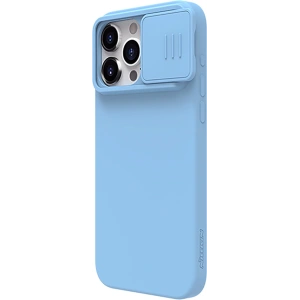 Hurtownia GSM - Etui Nillkin CamShield Silky Silicone Case Apple iPhone 15 Pro Max modré - NLK1280 - {ean13} - Hurt