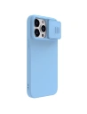 Hurtownia GSM - Etui Nillkin CamShield Silky Silicone Case Apple iPhone 15 Pro Max modré - NLK1280 - {ean13} - Hurt