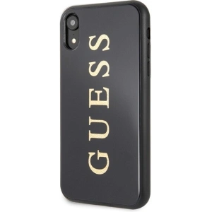 Wholesale Guess GUHCI61TGGGBK iPhone Xr black hard case Classic Double Layer Glitter - GUE067BLK - {ean13} - Hurt