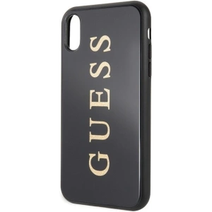 Wholesale Guess GUHCI61TGGGBK iPhone Xr black hard case Classic Double Layer Glitter - GUE067BLK - {ean13} - Hurt