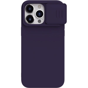 Hurtownia GSM - Etui Nillkin CamShield Silky Silicone Case Apple iPhone 15 Pro Max tmavě fialové - NLK1285 - {ean13} - Hurt