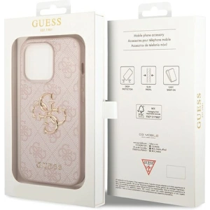 Hurtownia GSM - Etui Guess GUHCP15X4GMGPI Apple iPhone 15 Pro Max kemény tok 4G Nagy Fém Logó rózsaszín/pink - GUE2998 - {ean13} - Hurt