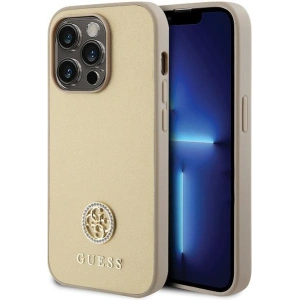 Hurtownia GSM - Case Guess GUHCP15XPS4DGPD Apple iPhone 15 Pro Max Hardcase Strass Metall-Logo gold - GUE2999 - {ean13} - Hurt