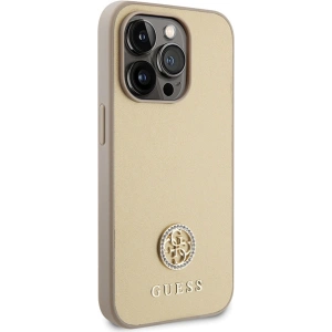 Hurtownia GSM - Case Guess GUHCP15XPS4DGPD Apple iPhone 15 Pro Max Hardcase Strass Metall-Logo gold - GUE2999 - {ean13} - Hurt