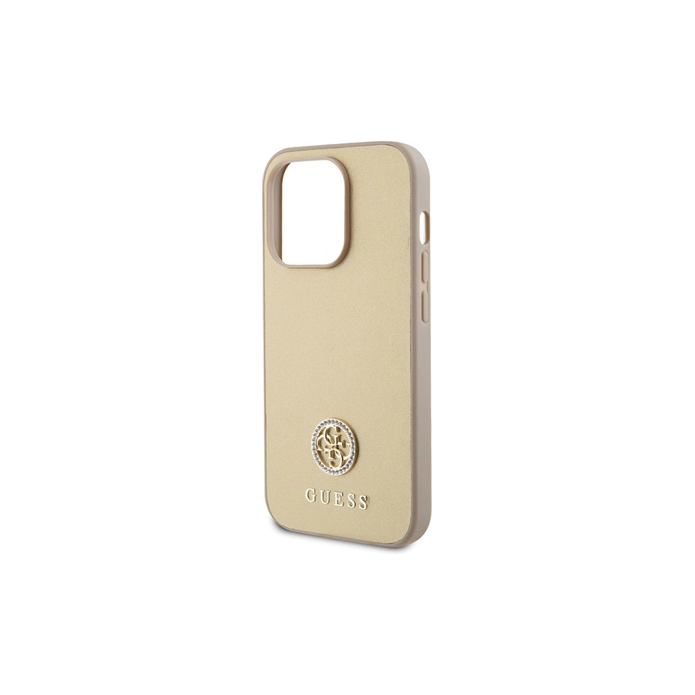 Hurtownia GSM - Case Guess GUHCP15XPS4DGPD Apple iPhone 15 Pro Max Hardcase Strass Metall-Logo gold - GUE2999 - {ean13} - Hurt