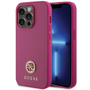 Hurtownia GSM - Etui Guess GUHCP15XPS4DGPP Apple iPhone 15 Pro Max hardcase Strass Metal Logo różowy/pink - GUE3000 - {ean13} - Hurt