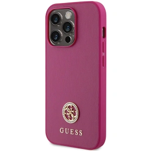 Hurtownia GSM - Etui Guess GUHCP15XPS4DGPP Apple iPhone 15 Pro Max hardcase Strass Metal Logo różowy/pink - GUE3000 - {ean13} - Hurt