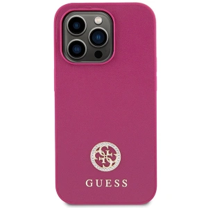 Hurtownia GSM - Etui Guess GUHCP15XPS4DGPP Apple iPhone 15 Pro Max hardcase Strass Metal Logo różowy/pink - GUE3000 - {ean13} - Hurt