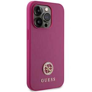 Wholesale Guess GUHCP15XPS4DGPP Apple iPhone 15 Pro Max hardcase Strass Metal Logo pink - GUE3000 - {ean13} - Hurt