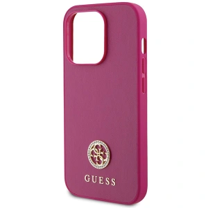 Wholesale Guess GUHCP15XPS4DGPP Apple iPhone 15 Pro Max hardcase Strass Metal Logo pink - GUE3000 - {ean13} - Hurt