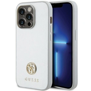 Hurtownia GSM - Etui Guess GUHCP15XPS4DGPS Apple iPhone 15 Pro Max hardcase Strass Metal Logo srebrny/silver - GUE3001 - {ean13} - Hurt