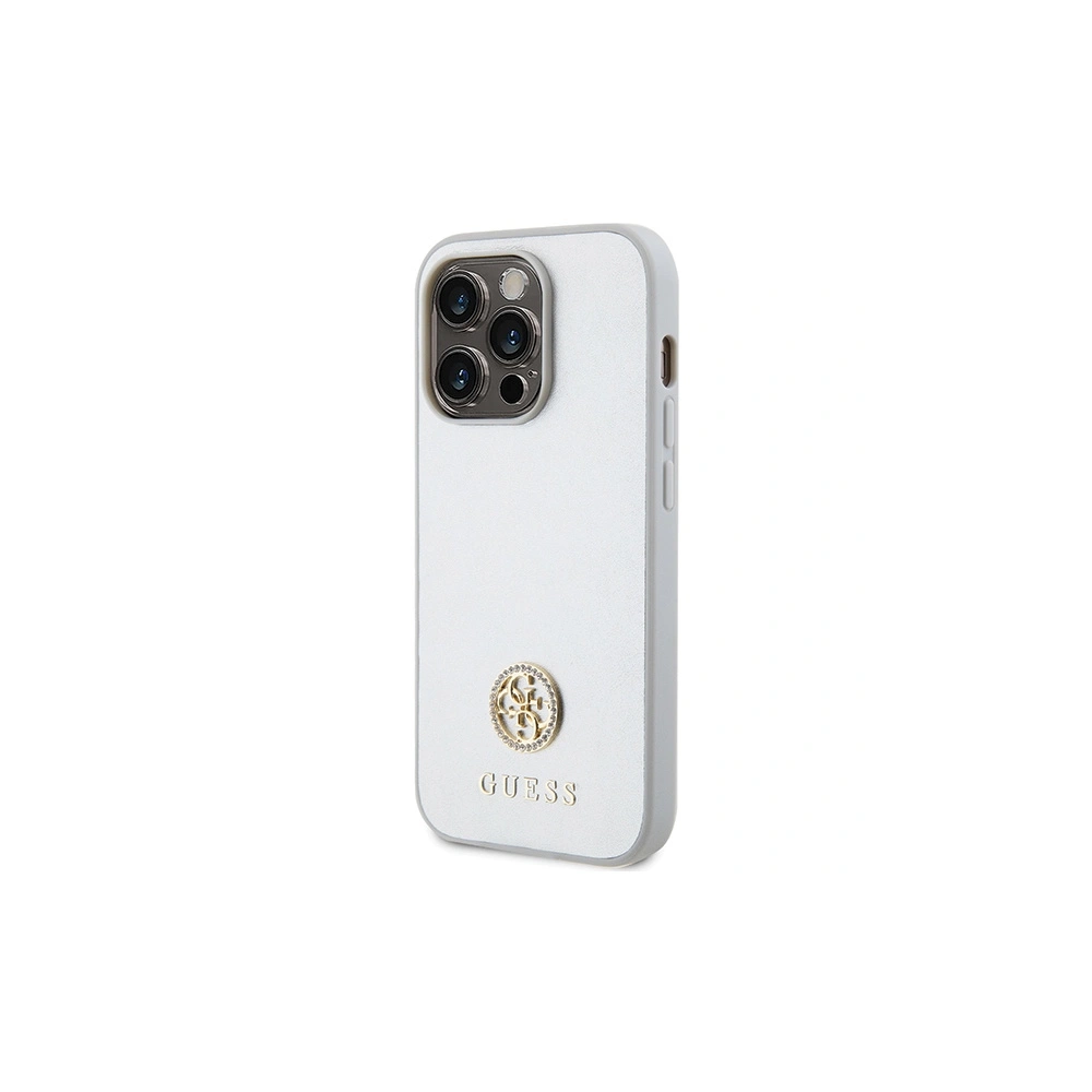 Hurtownia GSM - Etui Guess GUHCP15XPS4DGPS Apple iPhone 15 Pro Max hardcase Strass Metal Logo srebrny/silver - GUE3001 - {ean13} - Hurt