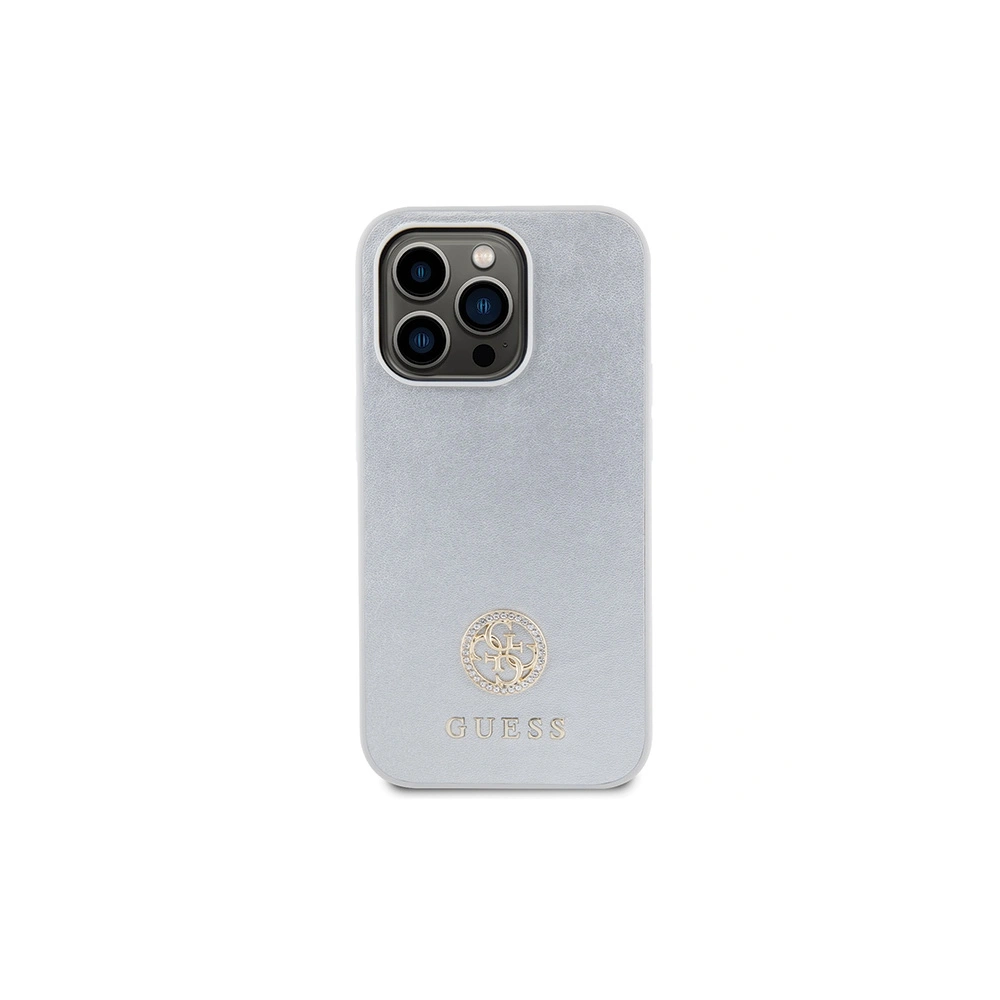 Hurtownia GSM - Etui Guess GUHCP15XPS4DGPS Apple iPhone 15 Pro Max hardcase Strass Metal Logo srebrny/silver - GUE3001 - {ean13} - Hurt