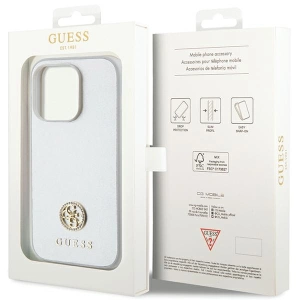 Hurtownia GSM - Etui Guess GUHCP15XPS4DGPS Apple iPhone 15 Pro Max hardcase Strass Metal Logo srebrny/silver - GUE3001 - {ean13} - Hurt