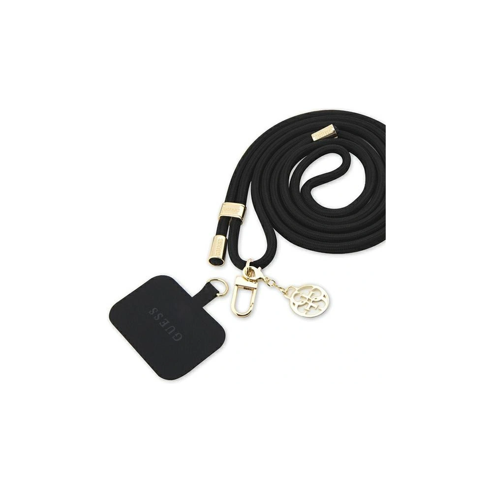Hurtownia GSM - Pasek Guess GUOUCNMG4EK Univerzální CBDY Šňůra Nylon 4G Metal Charm černý/black - GUE3002 - {ean13} - Hurt