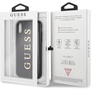 Hurtownia GSM - Etui Guess GUHCI61TGGGBK Apple iPhone XR czarny/black hard case Classic Double Layer Glitter - GUE067BLK - {ean13} - Hurt