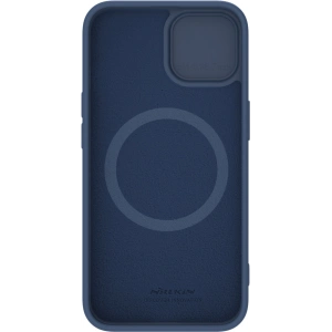 Hurtownia GSM - Etui Nillkin CamShield Silky Silicone Case Apple iPhone 15 Plus / 14 Plus albastru închis - NLK1287 - {ean13} - Hurt