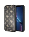Etui Guess GUHCI61TGGPBK Apple iPhone XR czarny/black hard case Peony G Double Layer Glitter