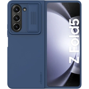 Hurtownia GSM - Etui Nillkin CamShield Silky Silicone Case Samsung Galaxy Z Fold5 albastru închis - NLK1290 - {ean13} - Hurt