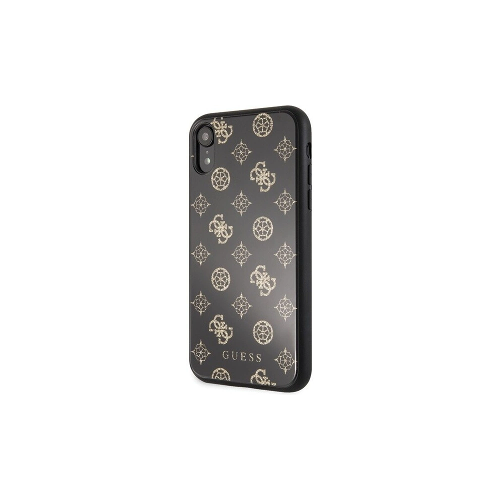 Hurtownia GSM - Etui Guess GUHCI61TGGPBK Apple iPhone XR černý/black hard case Peony G Double Layer Glitter - GUE068BLK - {ean13} - Hurt