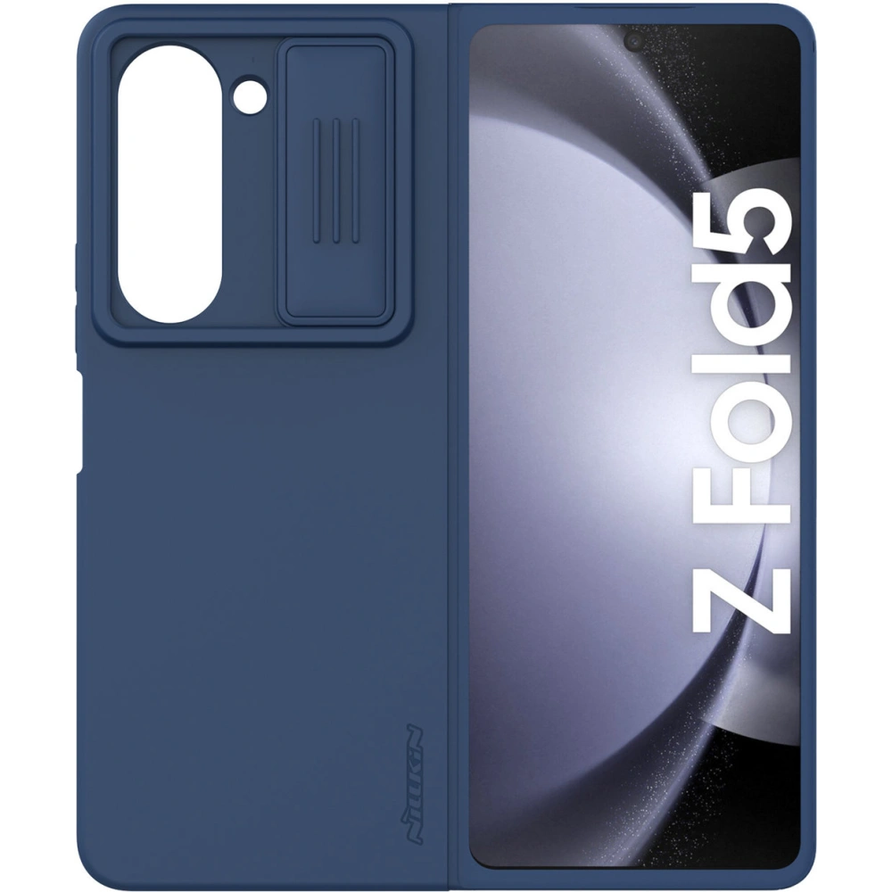Hurtownia GSM - Etui Nillkin CamShield Silky Silicone Case Samsung Galaxy Z Fold5 tmavě modré - NLK1290 - {ean13} - Hurt