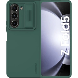 Hurtownia GSM - Etui Nillkin CamShield Silky Silicone Case Samsung Galaxy Z Fold5 verde închis - NLK1291 - {ean13} - Hurt