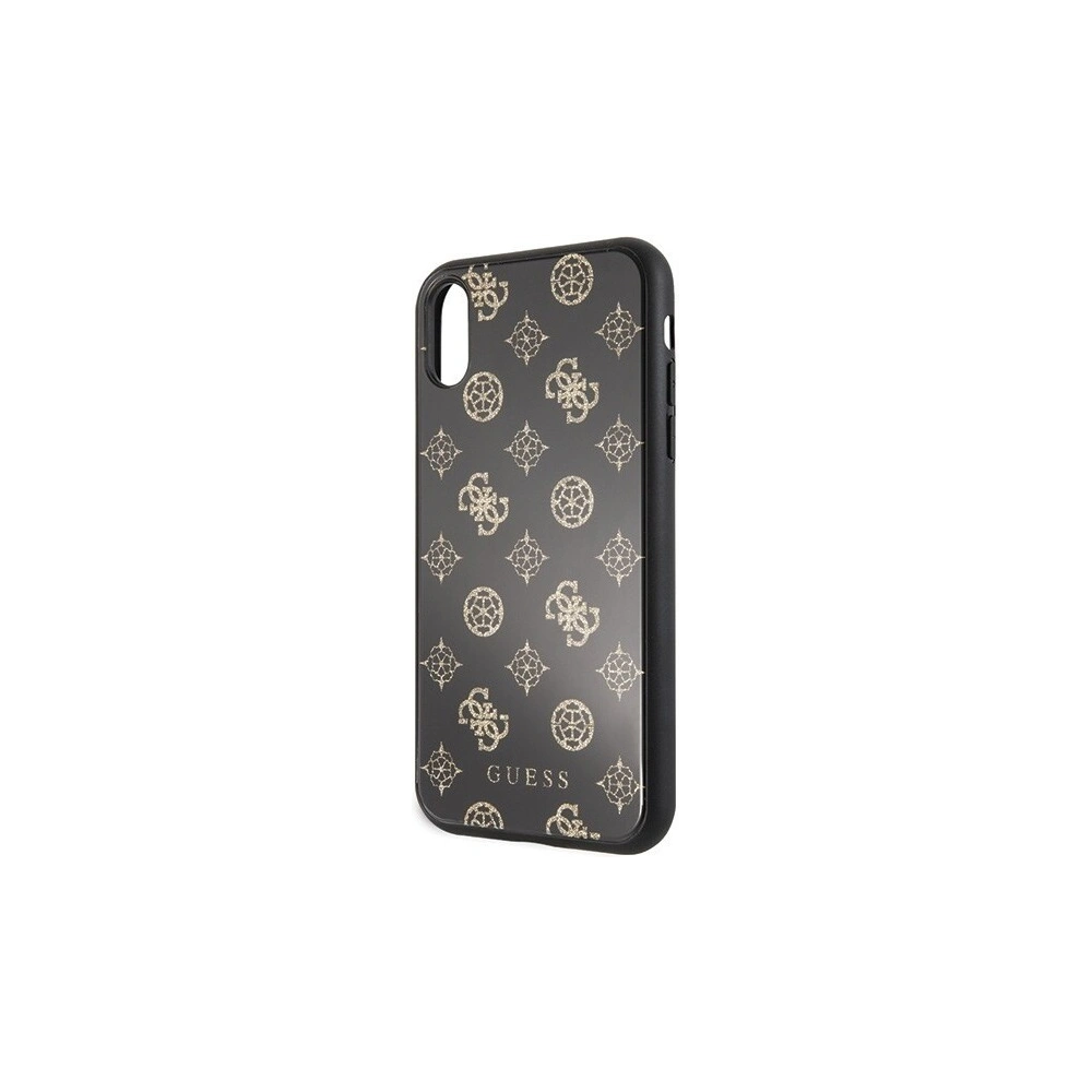 Hurtownia GSM - Etui Guess GUHCI61TGGPBK Apple iPhone XR czarny/black hard case Peony G Double Layer Glitter - GUE068BLK - {ean13} - Hurt