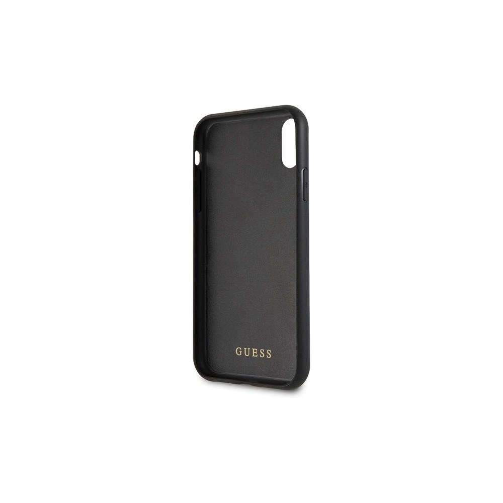 Hurtownia GSM - Etui Guess GUHCI61TGGPBK Apple iPhone XR czarny/black hard case Peony G Double Layer Glitter - GUE068BLK - {ean13} - Hurt