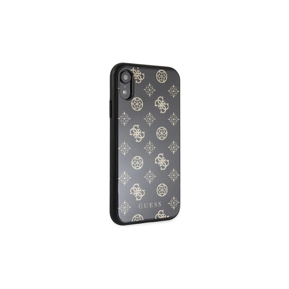 Hurtownia GSM - Etui Guess GUHCI61TGGPBK Apple iPhone XR czarny/black hard case Peony G Double Layer Glitter - GUE068BLK - {ean13} - Hurt