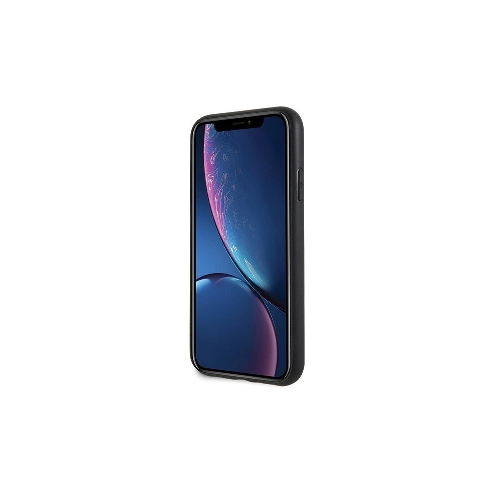 Hurtownia GSM - Etui Guess GUHCI61TGGPBK Apple iPhone XR czarny/black hard case Peony G Double Layer Glitter - GUE068BLK - {ean13} - Hurt