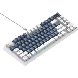 Wholesale Havit KB884L white mechanical gaming keyboard - HVT237 - {ean13} - Hurt