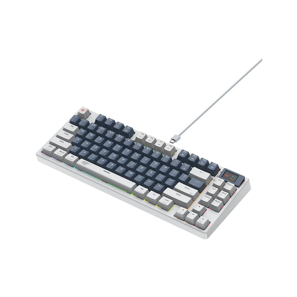 Hurtownia GSM - Mechanische Gaming-Tastatur Havit KB884L weiß - HVT237 - {ean13} - Hurt