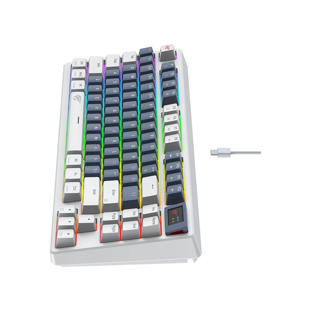 Hurtownia GSM - Mechanische Gaming-Tastatur Havit KB884L weiß - HVT237 - {ean13} - Hurt