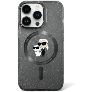 Hurtownia GSM - Etui Karl Lagerfeld KLHMN61HGKCNOK Apple iPhone XR / 11 hardcase Karl&Choupette Glitter MagSafe negru/black - KLD1751 - {ean13} - Hurt