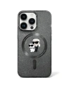 Wholesale Karl Lagerfeld KLHMN61HGKCNOK Apple iPhone XR / 11 hardcase Karl&Choupette Glitter MagSafe black - KLD1751 - {ean13} - Hurt