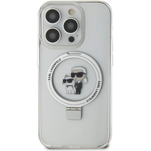Hurtownia GSM - Etui Karl Lagerfeld KLHMN61HMRSKCH Apple iPhone XR / 11 hardcase Ring Stand Karl&Choupettte MagSafe alb/white - KLD1752 - {ean13} - Hurt