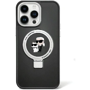 Wholesale Karl Lagerfeld KLHMP13LHMRSKCK Apple iPhone 13 Pro hardcase Ring Stand Karl&Choupettte MagSafe black - KLD1753 - {ean13} - Hurt