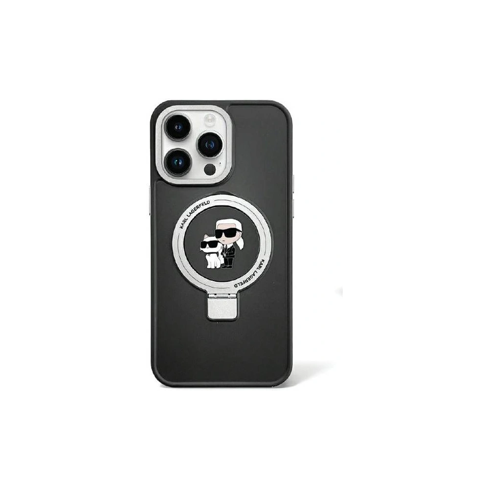 Hurtownia GSM - Etui Karl Lagerfeld KLHMP13LHMRSKCK Apple iPhone 13 Pro hardcase Ring Stand Karl&Choupettte MagSafe negru/black - KLD1753 - {ean13} - Hurt