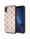 Etui Guess GUHCI61TGGPLP Apple iPhone XR jasnoróżowy/light pink hard case Peony G Double Layer Glitter