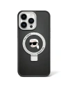 Karl Lagerfeld KLHMP15LHMRSKHK Apple iPhone 15 Pro hardcase Ring Stand Karl Head MagSafe black
