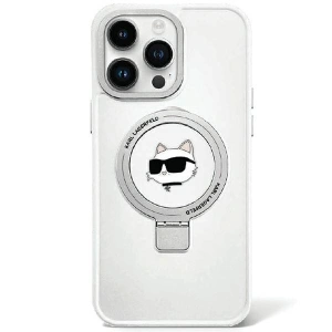 Hurtownia GSM - Etui Karl Lagerfeld KLHMP15MHMRSCHH Apple iPhone 15 Plus / 14 Plus hardcase Ring Stand Choupette Head MagSafe alb/white - KLD1759 - {ean13} - Hurt