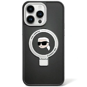 Etui Karl Lagerfeld KLHMP15SHMRSKHK Apple iPhone 15 hardcase Ring Stand Karl Head MagSafe czarny/black