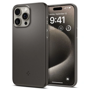 Hurtownia GSM - Case Spigen Thin Fit Apple iPhone 15 Pro Max Gunmetal - SPN3156 - {ean13} - Hurt