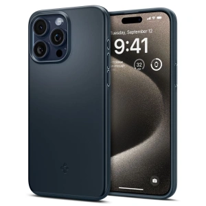 Wholesale Spigen Thin Fit Apple iPhone 15 Pro Max Metal Slate - SPN3157 - {ean13} - Hurt