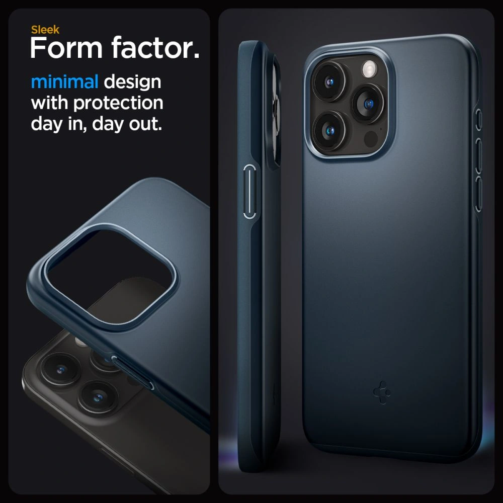 Hurtownia GSM - Etui Spigen Thin Fit Apple iPhone 15 Pro Max Metal Slate - SPN3157 - {ean13} - Hurt